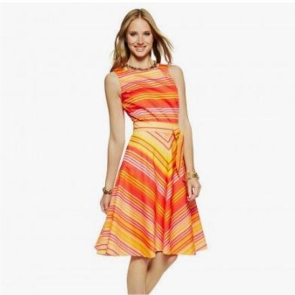 C. Wonder Colorful A. Line Dress - Picture 6 of 7